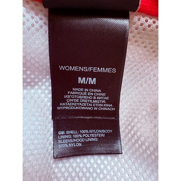 The North Face Pink Hyvent Jacket Hooded Waterproof Wind Protection Size M - Picture 8 of 11